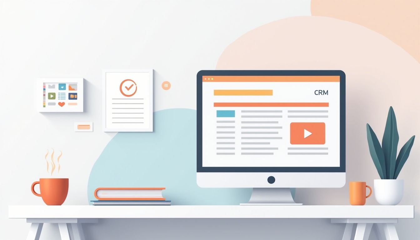 Een modern kantoorwerkruimte met minimalistische stijl en georganiseerd design.